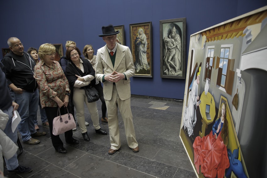 Herr Seele (Cowboy Henk) in the Städel Museum in Frankfurt. © Katarina Ivanisevic