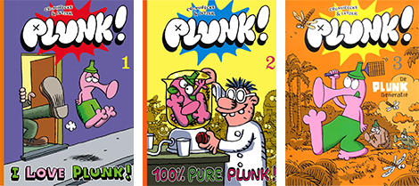 Covers of Plunk 1, 2 & 3